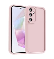 Samsung Galaxy A36 Uyumlu Kılıf Kamera Korumalı Zore Ananas Kapak (Pembe)