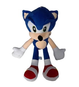 Sonıc Peluş 45cm Büyük Boy Oyuncak Sonic (Çok Renkli)