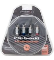 Powerbass XRCA-174  Powerbass %100 Bakır İki Çiftli RCA Kablo (Siyah)