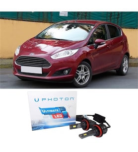 Ford Fiesta Mk6 Led Xenon Kısa Far Ampulü H7 Ultimate 9500 Lumens Yeni Seri Beyaz 2008-2017