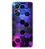 Xiaomi 12 Lite Kılıf Resimli Desenli Silikon Platinium Series Petekler 1889