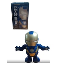 Pilli Işıklı Dans Eden Robot Demiradam Batman Dance Hero Ironman 20 CM