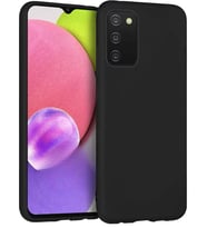 Samsung Galaxy A03S Premium Silikon Kılıf Siyah