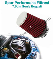 Performans Hava Fİltresi Spor Filtre Geniş Boğazlı