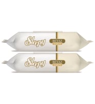 Sleepy Islak Havlu Mendil 90 Yaprak (2 Li Set) Beyaz Sabun Kokulu Plastik Kapaklı (180 Yaprak)