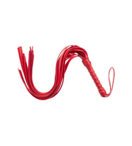 Desire in Motion Suni Deri Yumuşak Fantezi Kırbaç 50 cm (Kırmızı)