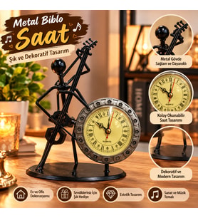 Metal Müzisyen Biblo Saat