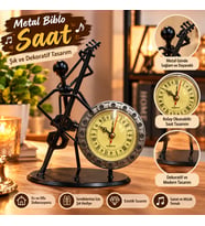 Metal Müzisyen Biblo Saat