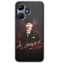 İnfinix Hot 30i Kılıf HD Desen Baskılı Kılıf - Kemal Atatürk