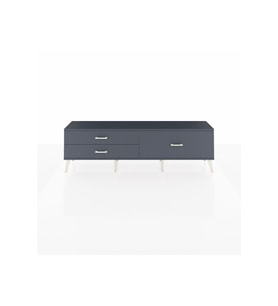 Arges TV Ünitesi 3 Çekmeceli  176x30x51 Çam-Antrasit