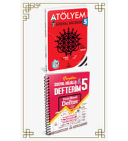 Arı Yayıncılık ARI YAYINLARI 5. SINIF SOSYAL BİLGİLER ATÖLYEM VE DEFTER SETİ (Çok Renkli)