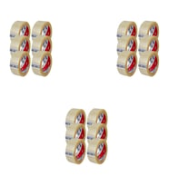 Ve-Ge Bant Şeffaf Koli Bandı / 45 mm x 100 Metre / 6'lı 3 Paket - 18 Rulo