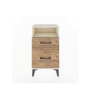 Arges Komodin Tek Raflı 2 Çekmeceli 44x30x80 Aytaşı-Çam