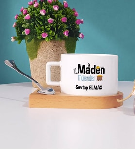 Maden Mühendisi Kupa Bardak Kısa