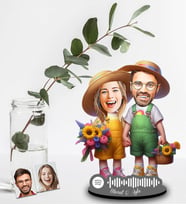 Kişiye Özel Spotify Sevgili Tasarımlı Ahşap Biblo Model-24