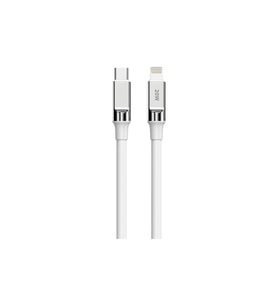 Type-C Lightning Şarj Kablosu 20W Hızlı Şarj iPhone Data ve Şarj Kablosu (Beyaz)