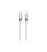 Type-C Lightning Şarj Kablosu 20W Hızlı Şarj iPhone Data ve Şarj Kablosu (Beyaz)