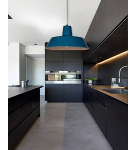 MYLİGHTS  MAVİ RUSTİK MYTFAK VE ODA AVİZE METAL AVİZE  35 CM