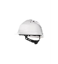 Ayarlanabilir Havalandırmalı Baret EN 397 Delta Plus Quartz Vidalı İş Güvenliği Başlığı (Beyaz)