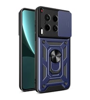 Tecno Camon 30 Uyumlu Kılıf Magnetik Standlı Kamera Korumalı Zore Sürgülü Vega Kapak