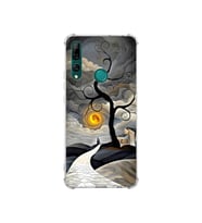 PrintiFy Huawei Y9prime2019 ile Uyumlu Simya Serisi Sarmal Yolculuk Tasarımlı Uv Baskılı Köşe Korumalı Antişok Kılıf