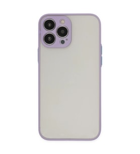 iPhone 14 Pro Kılıf Montreal Silikon Kapak - Mor