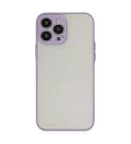iPhone 14 Pro Kılıf Montreal Silikon Kapak - Mor