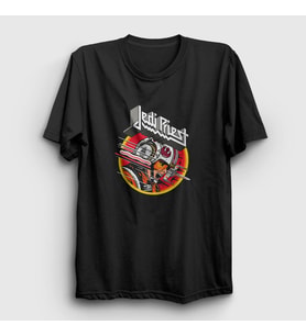 Presmono Unisex Siyah Jedi Judas Priest T-Shirt 88741tt