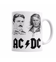 ACDC Tesla ve edison   o Kupa Bardak Porselen