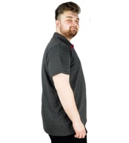 Mode XL Erkek T shirt Polo New York Throwback 22302 Antramelanj