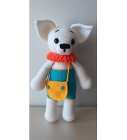 Sevimli Ponky Köpek Amigurumi Organik Oyuncak