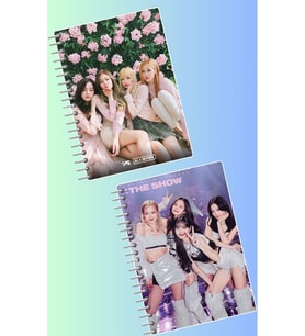 Blackpink defter seti 2 adet A4 boyutu 21*30 çizgili + kareli 60 syf
