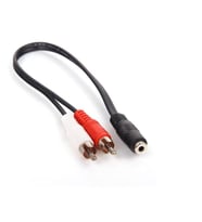 1 Stereo Dişi-2 Rca Kablo