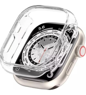 Apple Watch Ultra 49MM Kasa Koruyucu Kılıf Anti-Scratch Sert Pc Slim ( Ön Kısımaçık )
