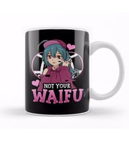 Cute Not Your Waifu Anime Girl Japanese Manga Kupa Bardak Porselen
