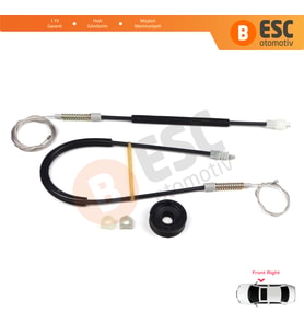 Volvo C70 873 1998-2005 Cabrio Convertible CC İçin Sağ Cam Kriko Tamir Seti