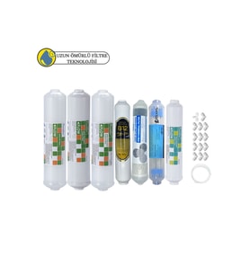 Purefer Kapalı kasa su arıtma cihaz Sertifikalı 7li mebransız B12 alkali Şeffaf 4lü mineralli+detox