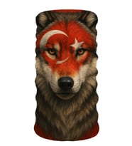 Bebo Store Extreme Outdoor Spor , Motorcu ve Bisiklet Kullananlara Özel Desenli Buff Boyunluk Bandana Balaklava (Kurt-216)