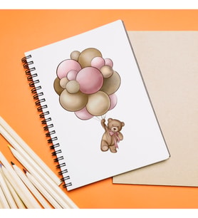Hoş Geldin Bebek Tasarımlı Defter