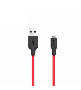 HOCO X21 USB to iPhone Lightning 2A Silikon Hızlı Şarj ve Data Kablosu-(5775) - HEP-9330-3459