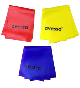 Avessa Ce-500 Set Latex Pilates Lastiği Egzersiz Lastiği 3lü (Çok Renkli)