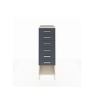Kronos Dolap 6 Çekmeceli 44x59x134 Aytaşı-Antrasit