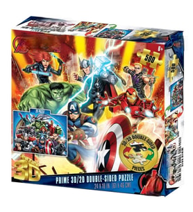 Prime 3D Çift Taraflı Puzzle 500 Parça