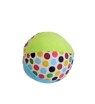 Peluş Oyuncak Top Çıngıraklı Pelüş Bebek Çocuk Topu Yumuşacık Renkli Pelüş Top (Çok Renkli)