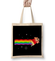 Crayon Shin Chan Nyan Cat Bez Çanta Uzun Saplı