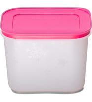 Tupperware Plastik Dondurma Kapları Gen Ii 1.1L 1 Adet (Pembe, Beyaz)