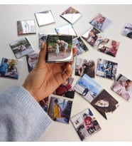 Kişiselleştirilebilir Premium Fotoğraf Magnet - 6 Adet - Metal Gövde - Koruyucu Film