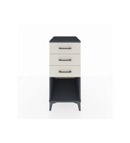 Kronos Komodin 3 Çekmeceli 44x59x96 Antrasit-Aytaşı
