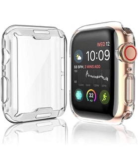 Apple Watch 7 8 45MM Uyumlu Kasa ve Ekran Koruyucu 360 Koruma Yumuşak Silikon