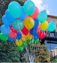 KARIŞIK RENK HELYUMLU UÇAN BALON DEMETİ